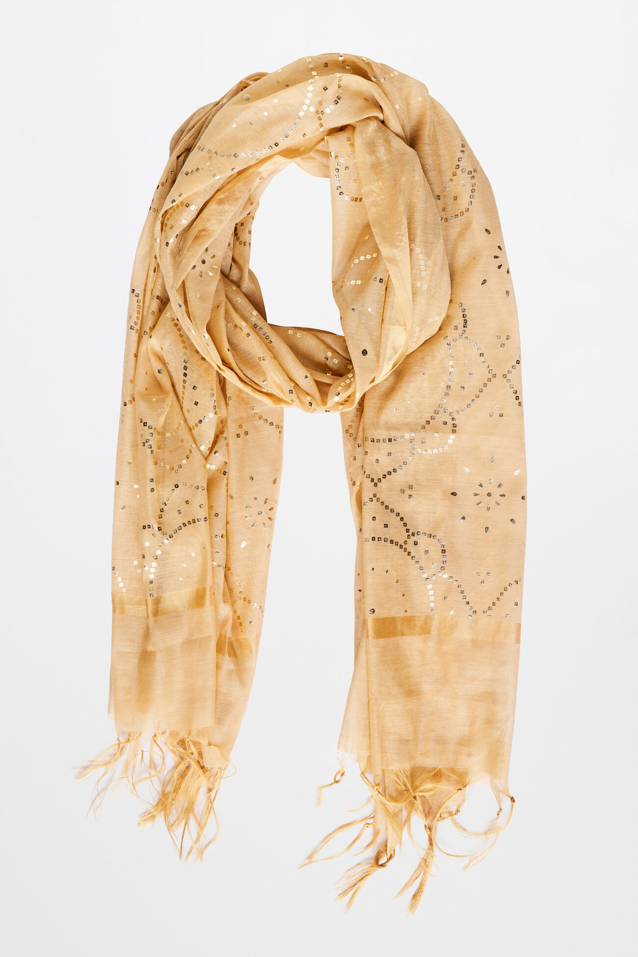 Gold Scarf, , image 1